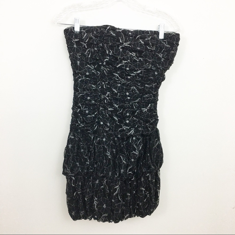 My Michelle Junior Black Strapless Mini Dress